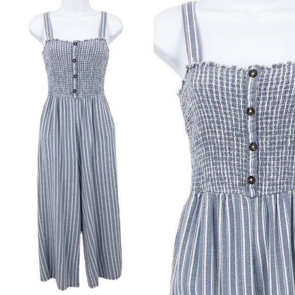 crop wide leg jumpsuit hollister